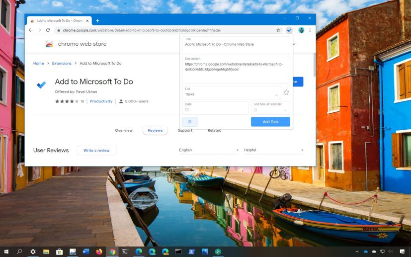 Add to Microsoft To Do extension for Google Chrome