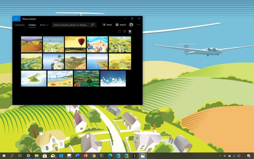 Aerial Views theme for Windows 10