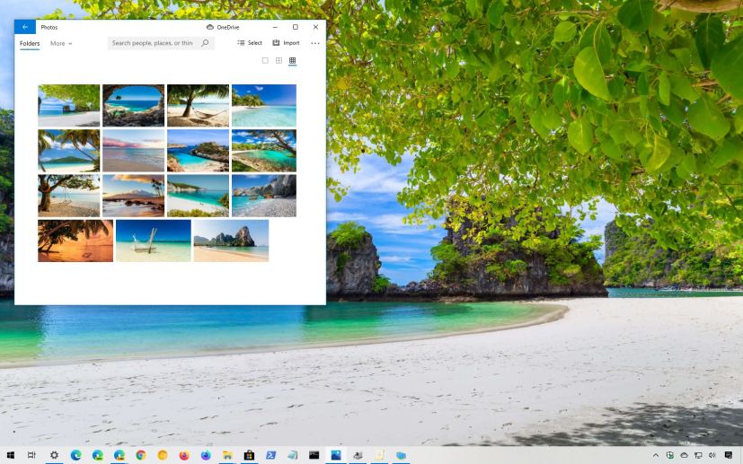 Beach time theme for Windows 10