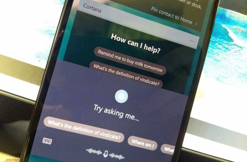 Cortana on Microsoft Launcher