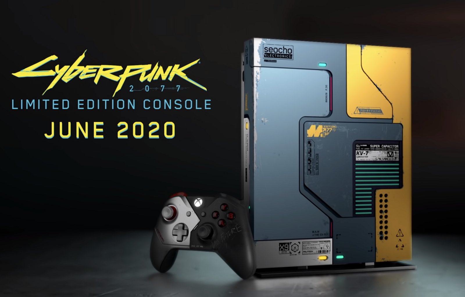 Cyberpunk 2077 Xbox console and controller (source: Microsoft)