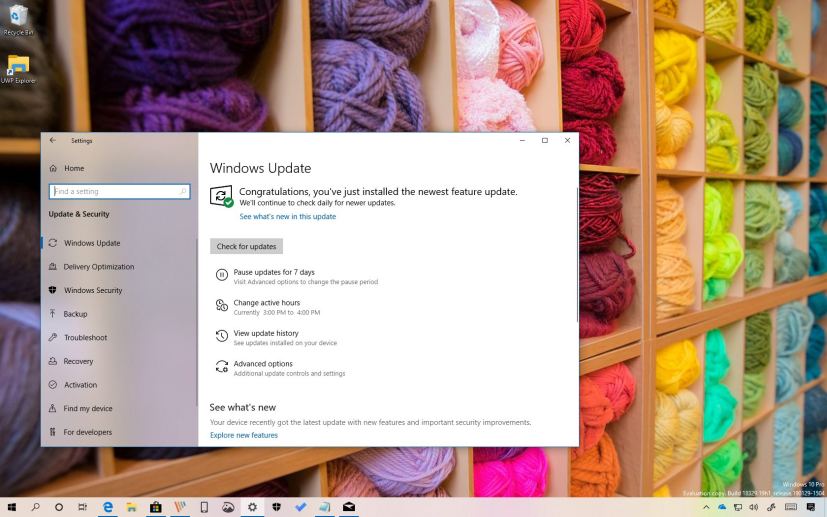 Disable automatic updates on Windows 10