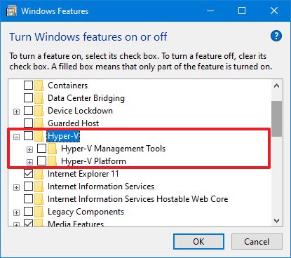 Disable Hyper-V on Windows 10