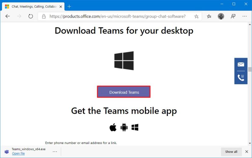 Microsoft Teams download