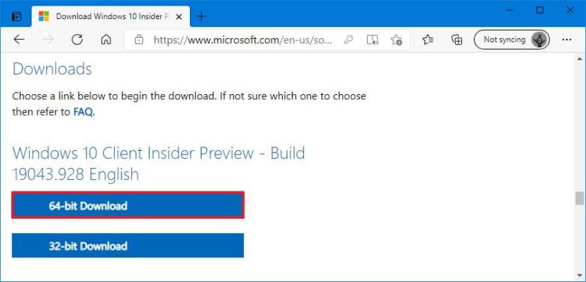 Windows 10 21H1 ISO download (prerelease)