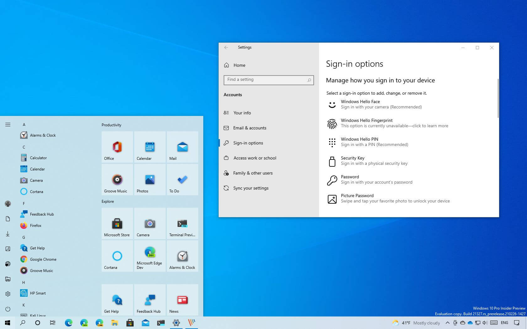 Windows 10 21H1 new system icons