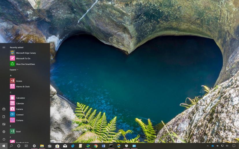 Heart in Nature theme for Windows 10