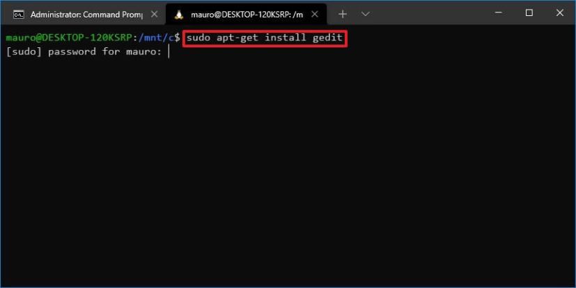 Install Linux GUI apps on Windows 10