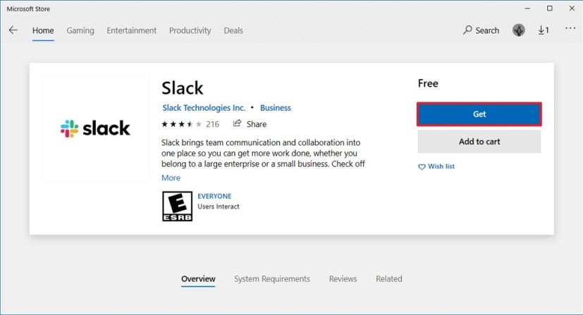 Install Slack on Windows 10