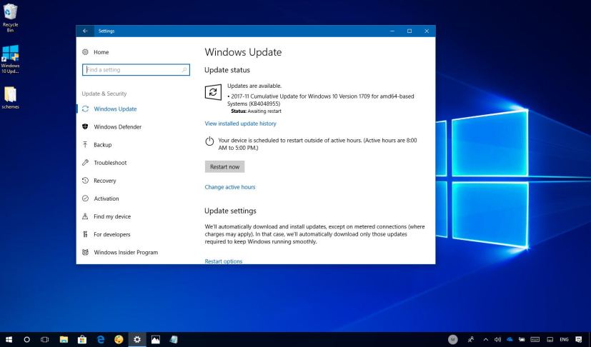 Windows 10 update KB4048955