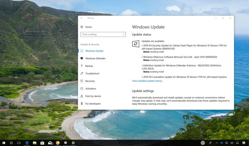 Windows 10 update KB4093112