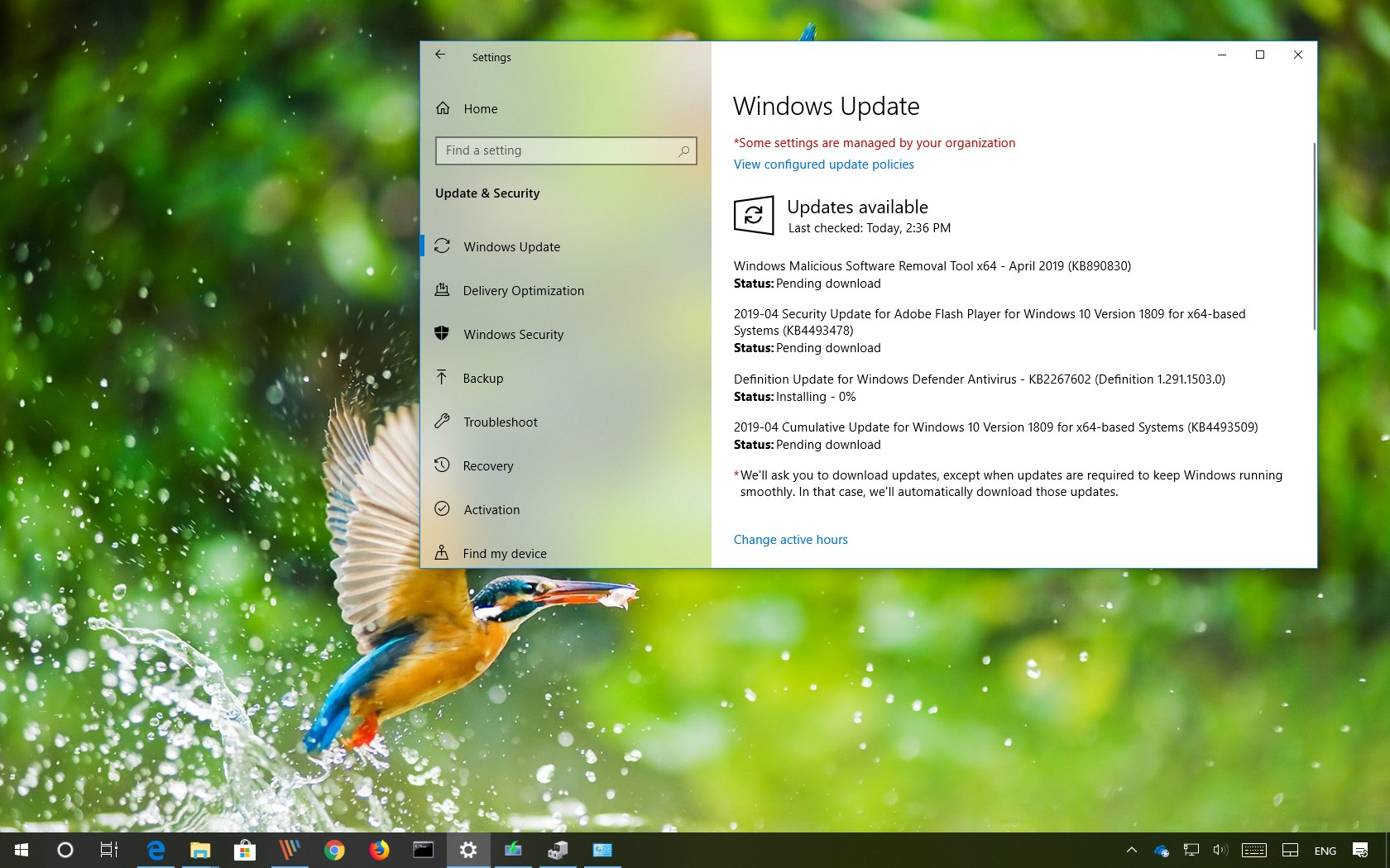KB4493509 update for Windows 10 version 1809