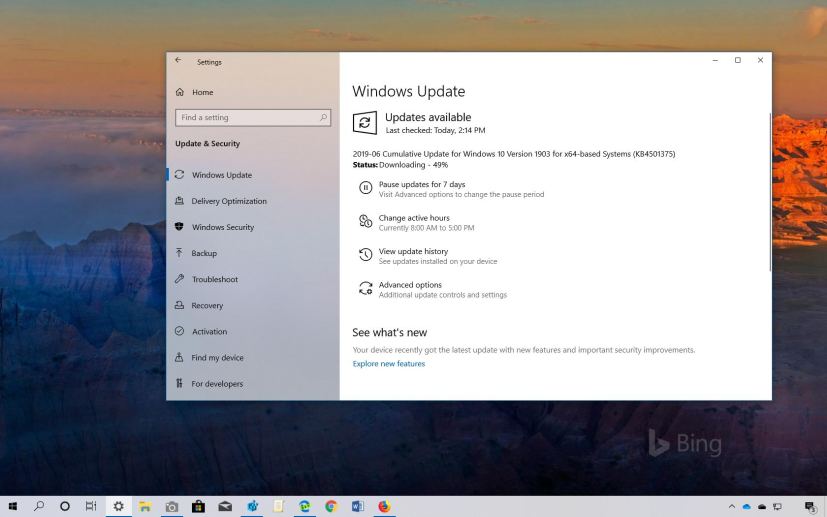 Windows 10 Update KB4501375 download