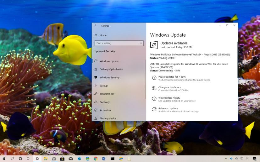 KB4512508 update for Windows 10 download