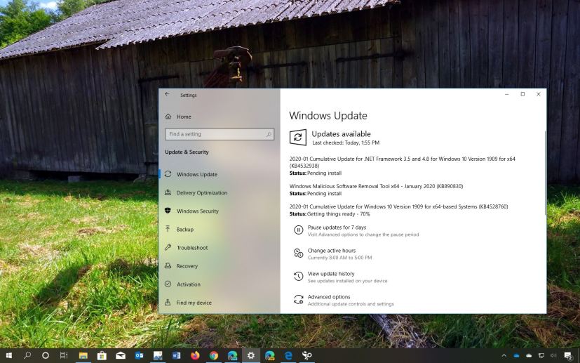 Windows 10 update KB4528760 download