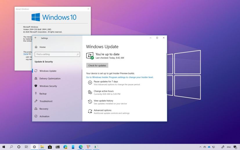 Windows 10 version 2004 RTM (KB4558244)
