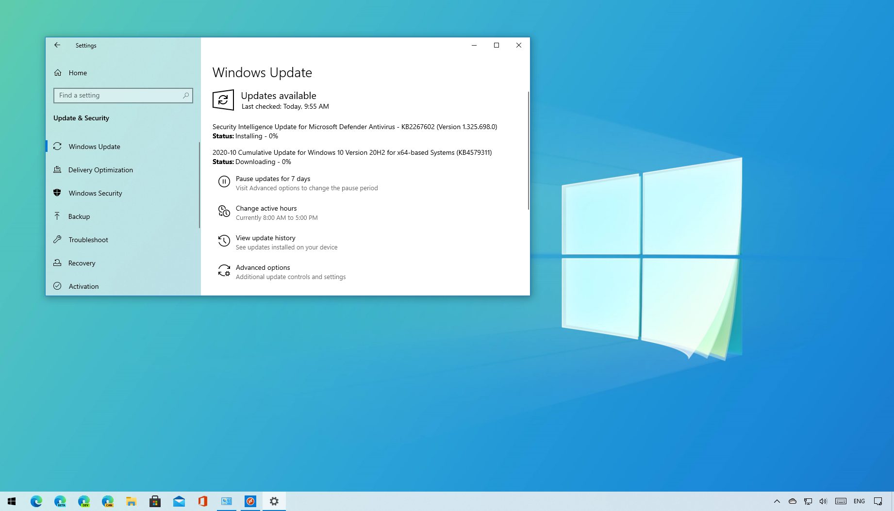 Windows 10 KB4579311 download