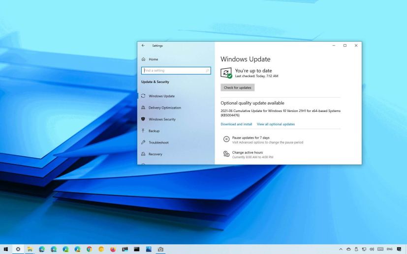 Windows 10 KB5004476
