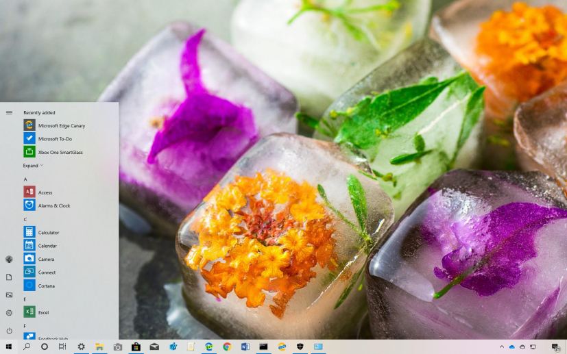 Melting Ice theme for Windows 10