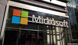 Microsoft Corporation logo in NYC