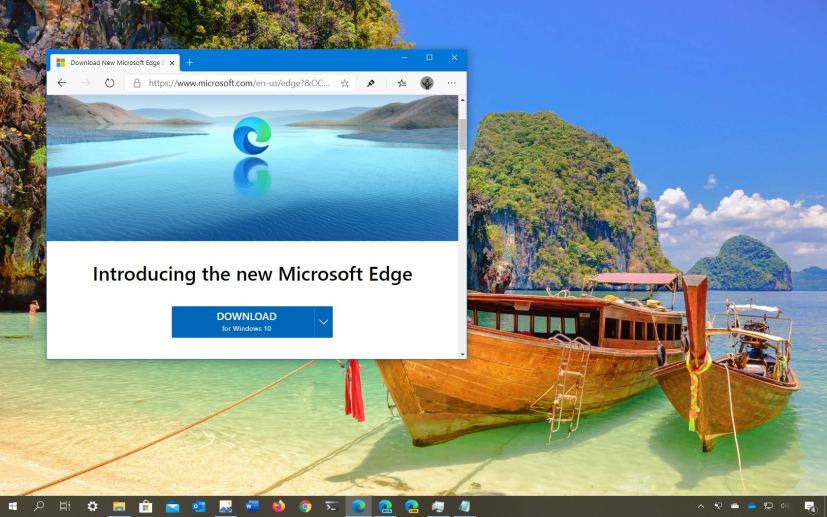 Microsoft Edge Chromium available on Windows Update