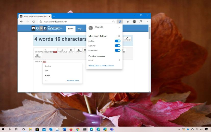 Microsoft Editor for Chrome