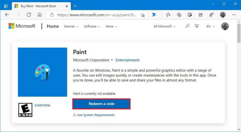 Microsoft Store Paint download