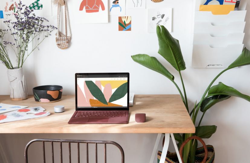 Microsoft Surface Laptop on a desk