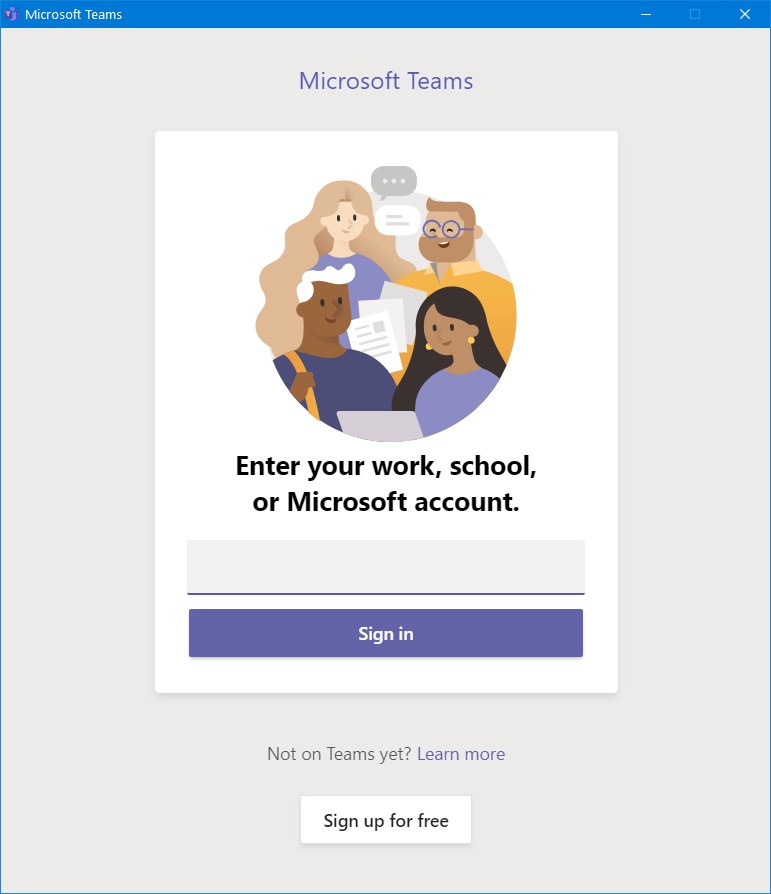 Microsoft Teams setup