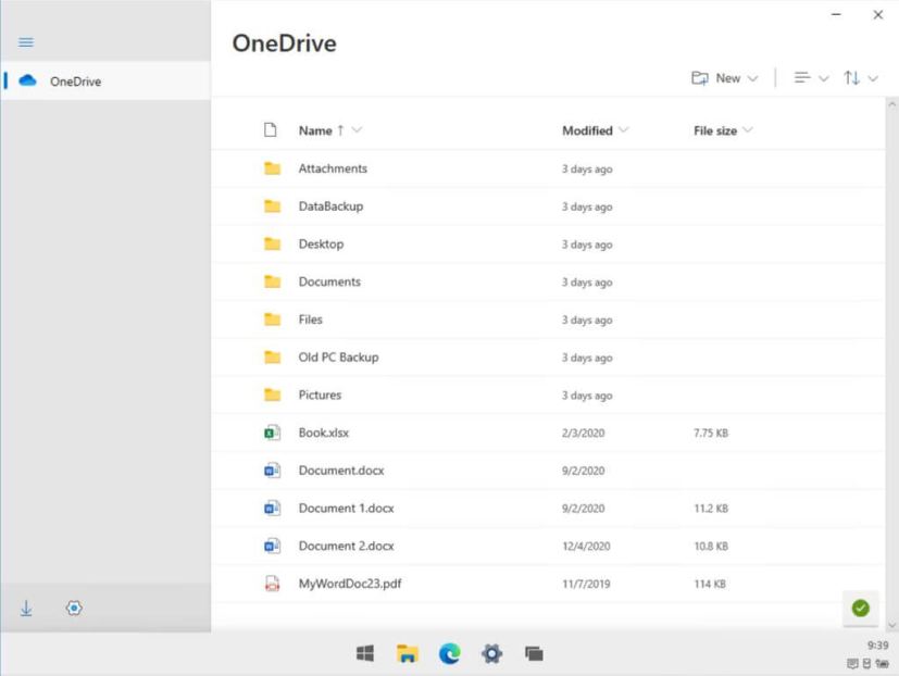 File Explorer modern version