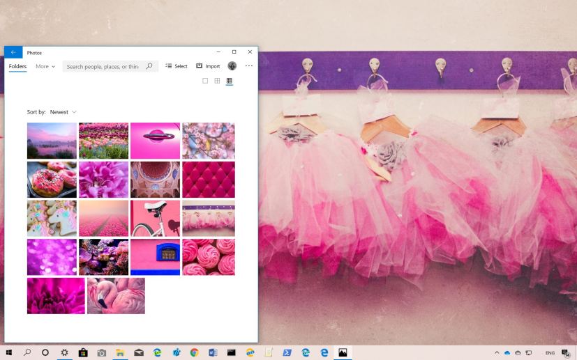 Pretty in Pink theme for Windows 10