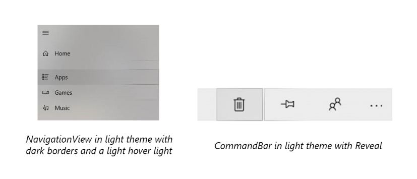 Reveal highlight using light theme