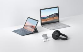 Surface Go 2, Book 3, and accessories group