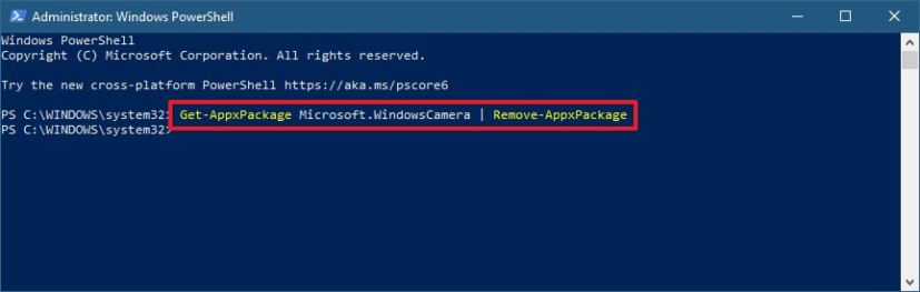 Uninstall apps using PowerShell