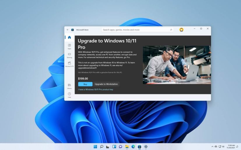 Upgrade Windows 11 Home to Pro