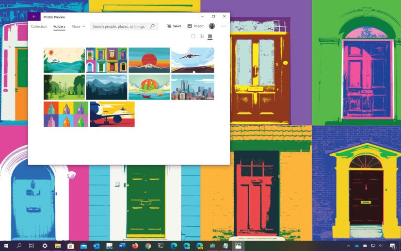 Vector Art theme for Windows 10