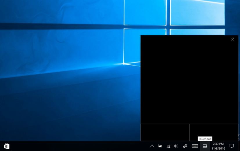 Virtual Touchpad for the Windows 10 Creators Update