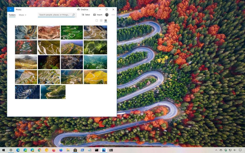 Winding Roads theme for Windows 10