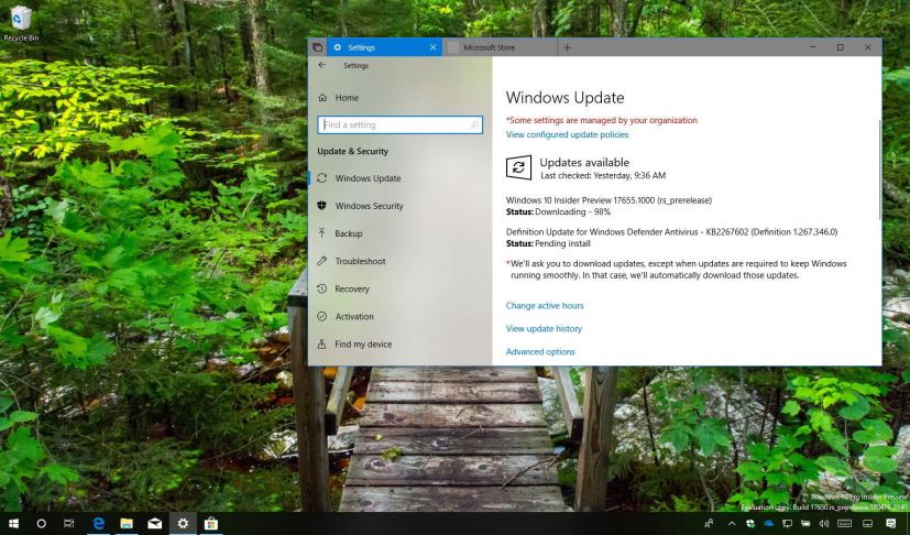 Windows 10 build 17655 release