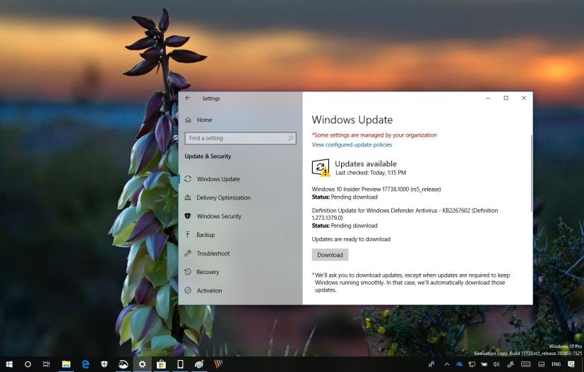 Windows 10 build 17738 download