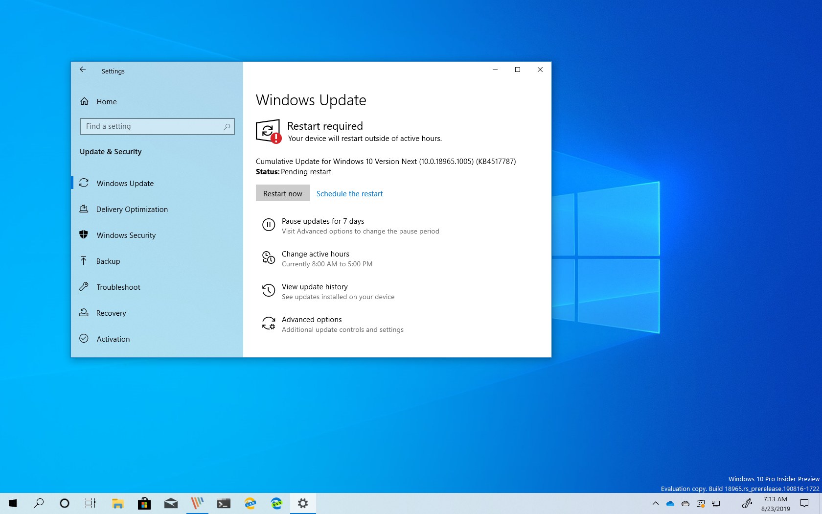 Windows 10 build 18963.1005 download