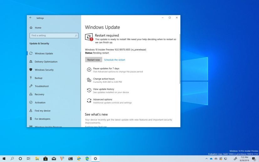 Windows 10 build 18970