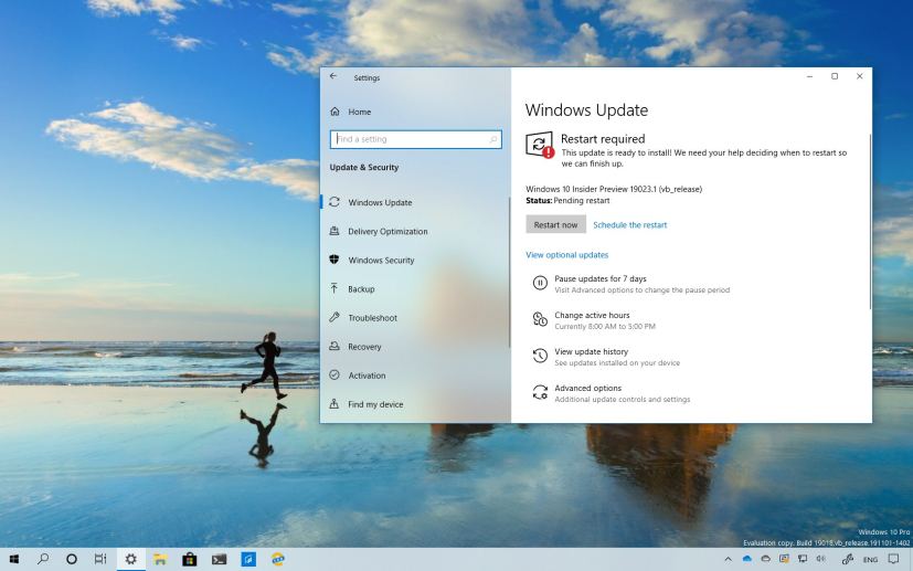 Windows 10 build 19023 download