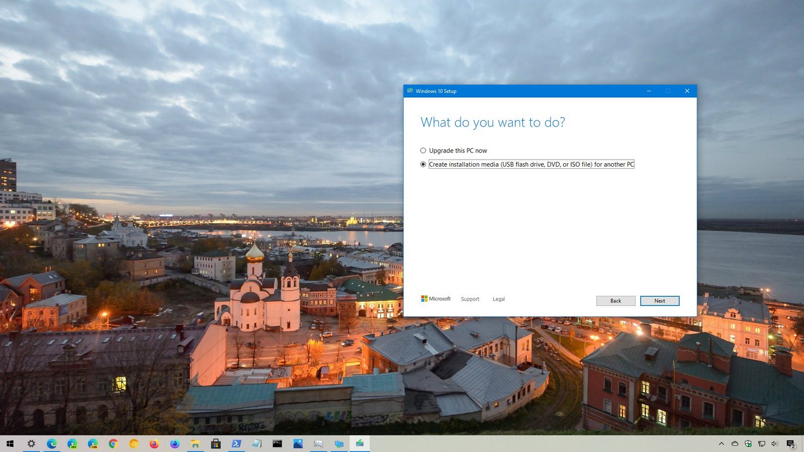 Windows 10 20H2 clean install