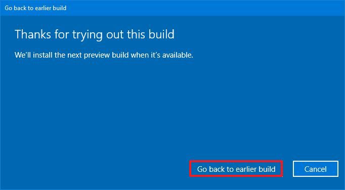 Windows 10 20H2 remove option