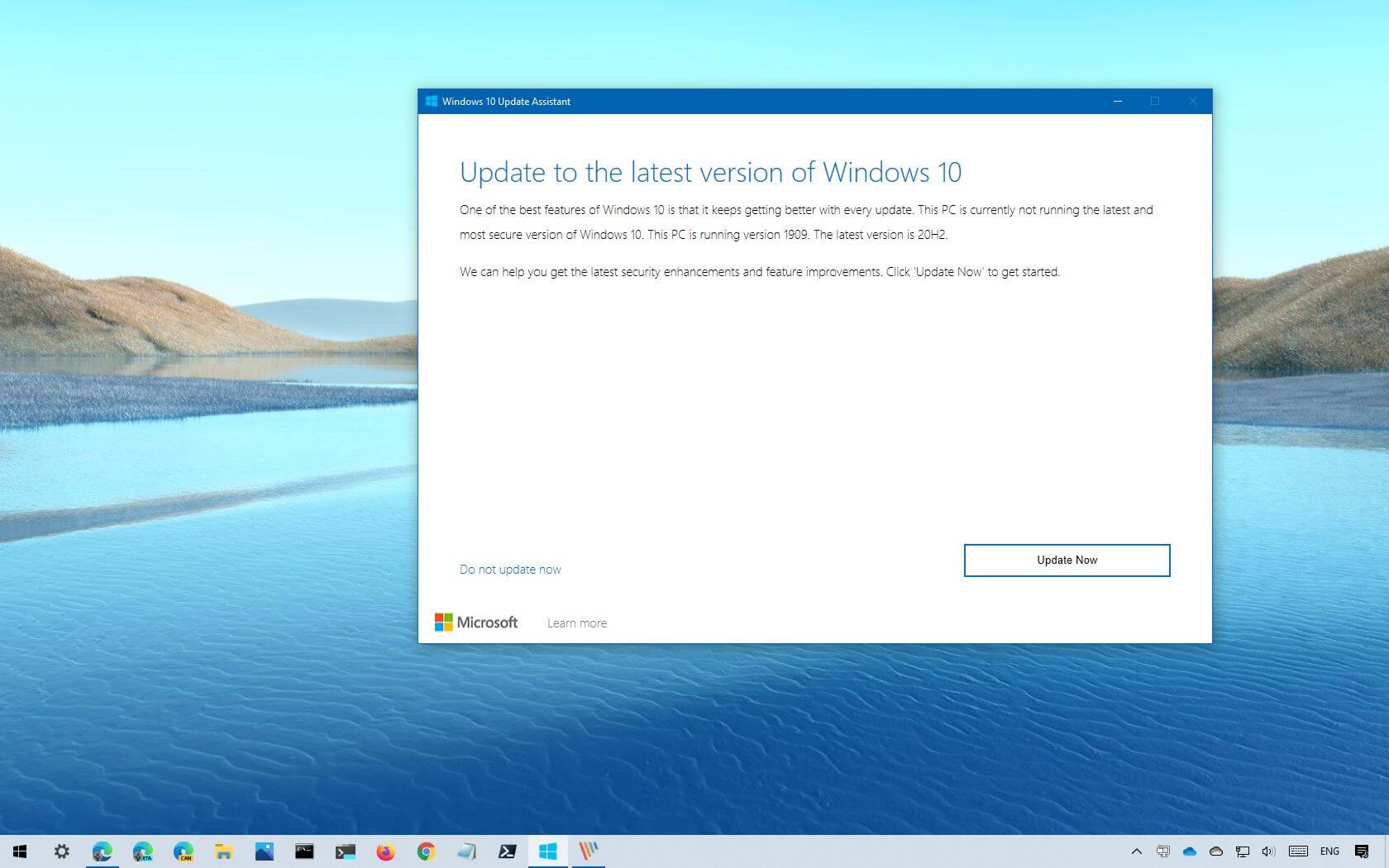 Windows 10 21H1 Update Assistant