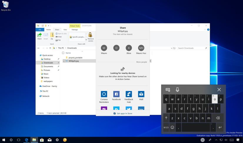 Windows 10 build 17035