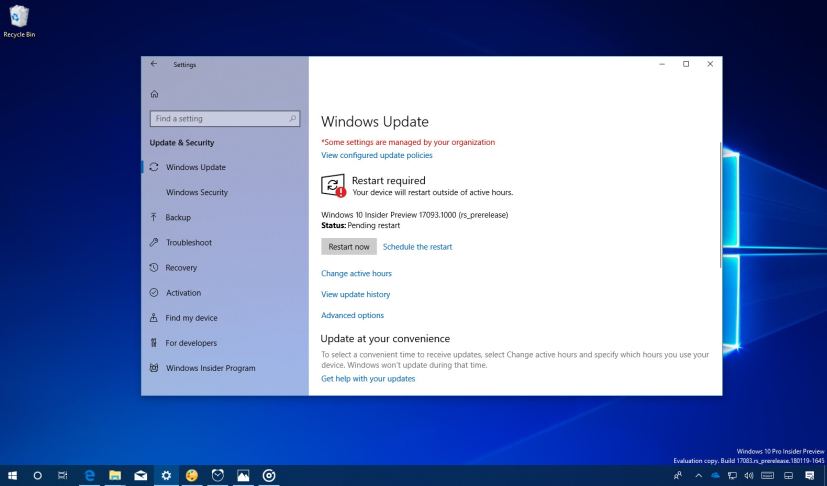 Windows 10 build 17093
