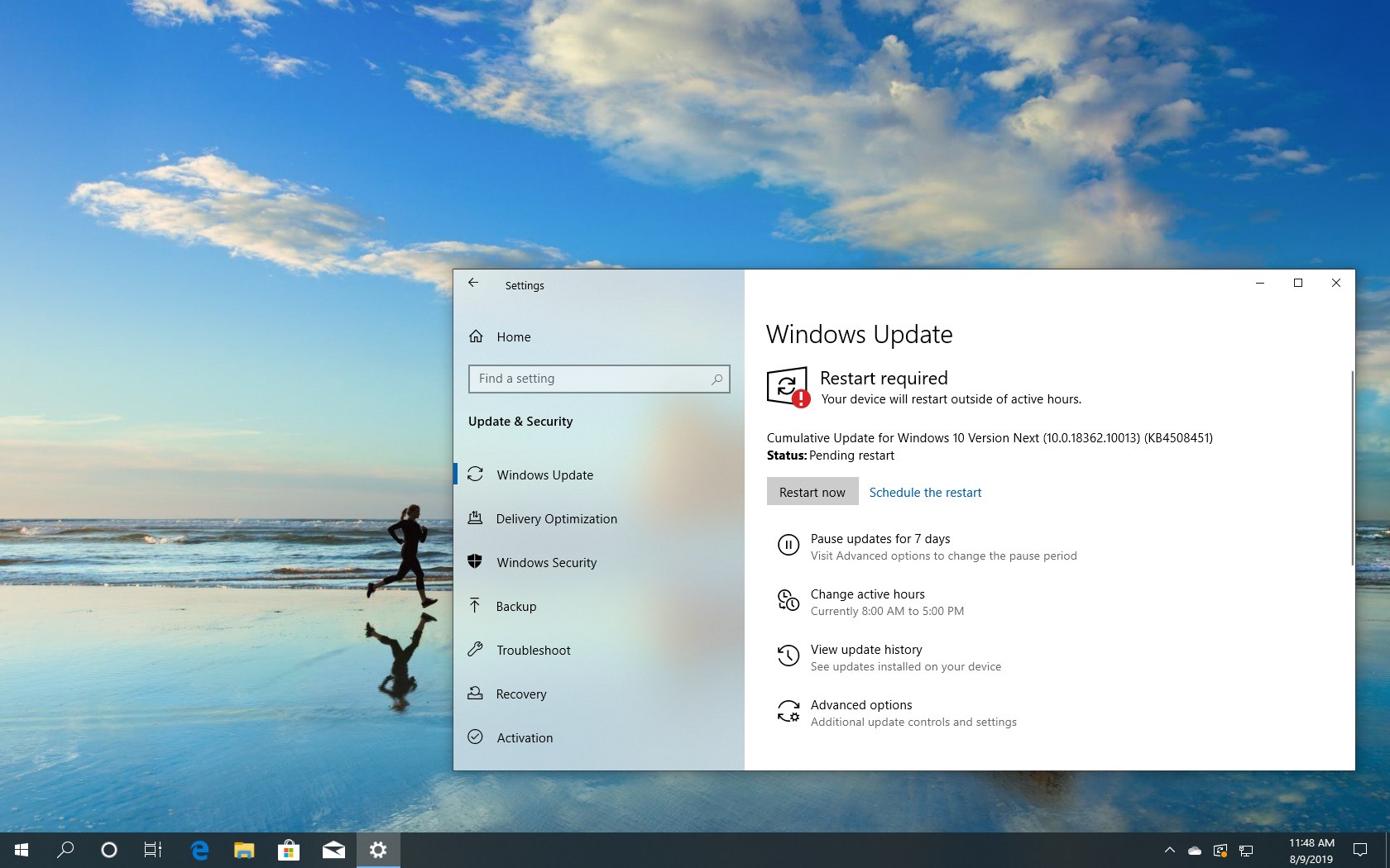 Windows 10 build 18362.10013 download