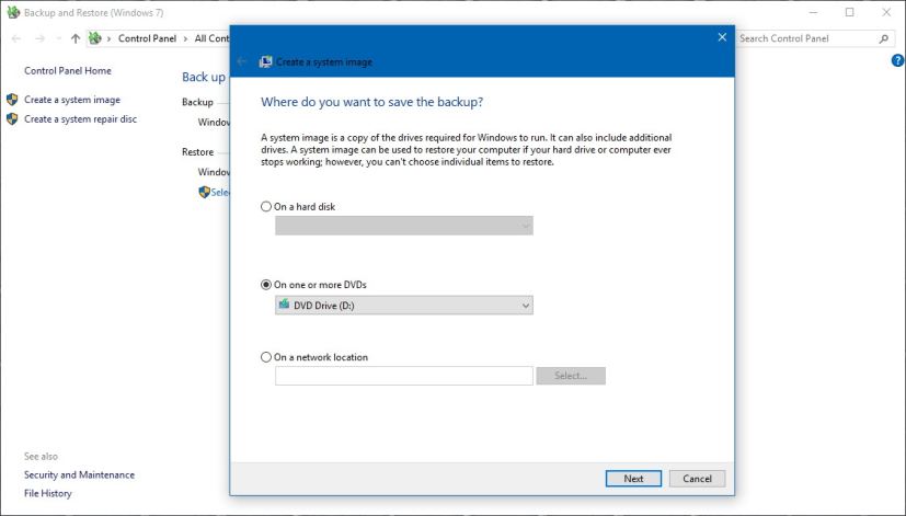 Windows 10 full backup utility